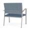 Lesro Newport Bariatric Chair Metal Frame, Silver, RS Rain Song Back, MD Titan Seat NP1401 - alternate 3